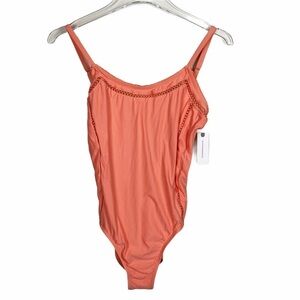 Anthropologie Crochet One-Piece Swimsuit